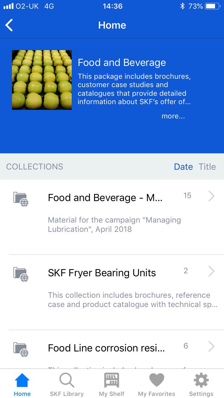 Screenshot of app